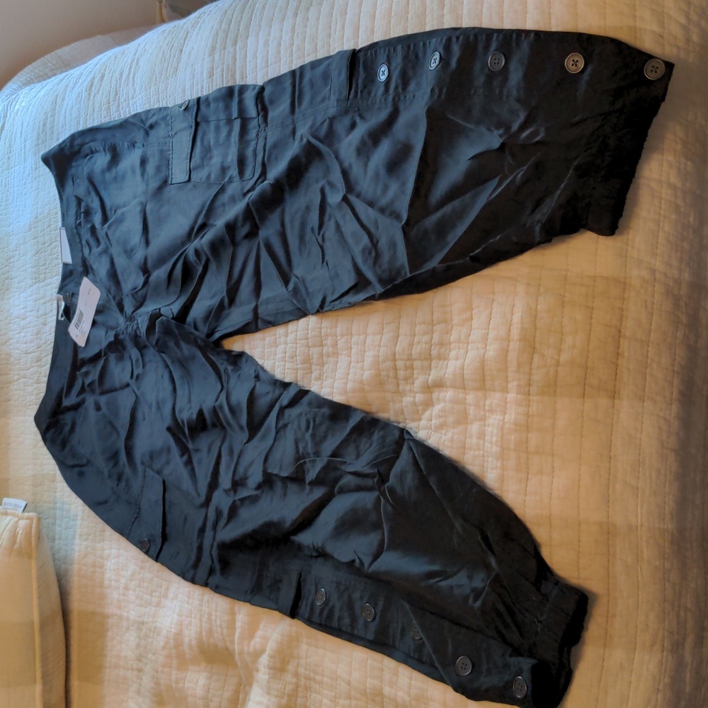 Chico's Silk Cargo Jogger size 2 or 12